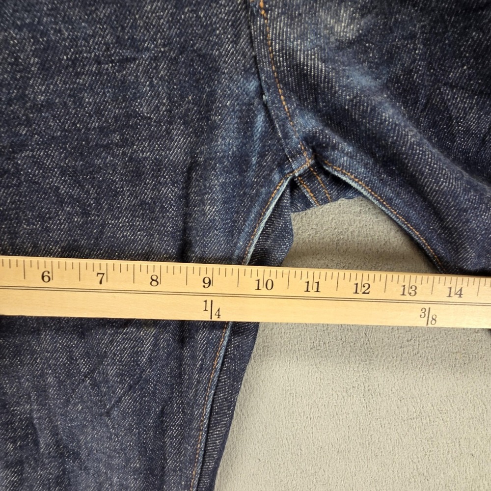 A.P.C. Jeans Mens 31x30 Blue Selvedge Petit New Standard Raw Denim Button Fly - Picture 6 of 16
